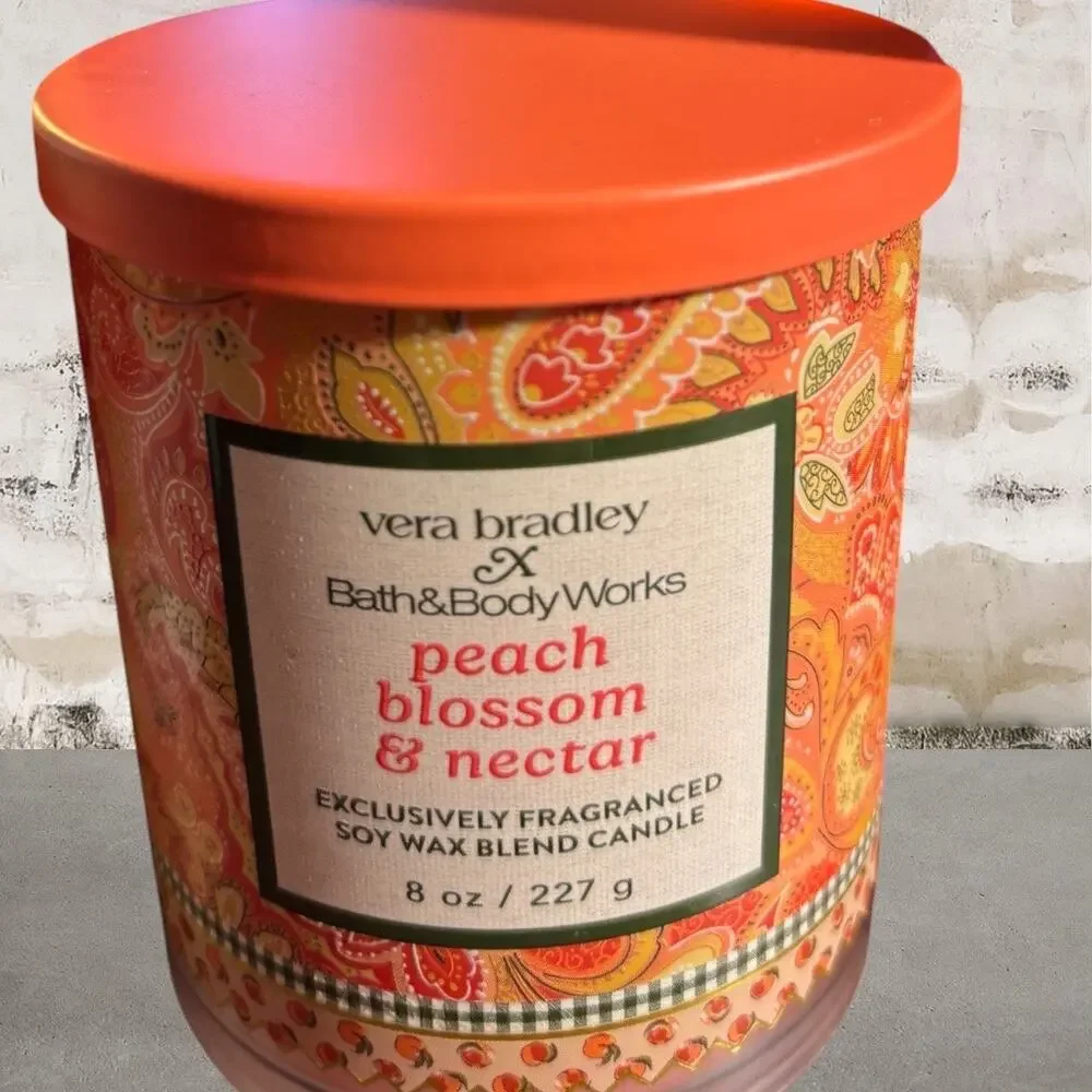 Vera Bradley x Bath & Body Works Peach Blossom & Nectar Bundle Set NEW